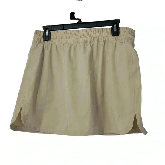 DSG WOMENS MEDIUM SKORT STRIDE SANDY SLATE ATHLETIC ATHLEISURE DRAWSTRING TENNIS - Picture 4 of 9